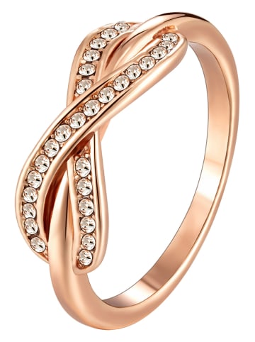 Park Avenue Rosévergulde ring met Swarovski-kristallen
