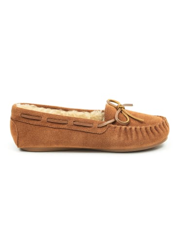 NICEBAY Leder-Mokassins "Tauriel" in Camel