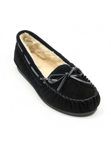 NICEBAY Leren mocassins "Tauriel" zwart