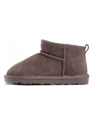 NICEBAY Leder-Winterboots "Minaki" in Altrosa