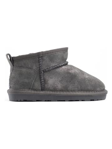 NICEBAY Leder-Winterboots "Minaki" in Anthrazit