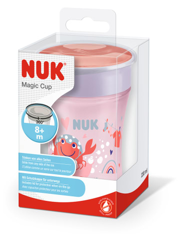 NUK Kubek "Magic Cup" w kolorze czerwonym do nauki picia - 230 ml
