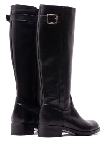 Bluegenex Leren laarzen zwart