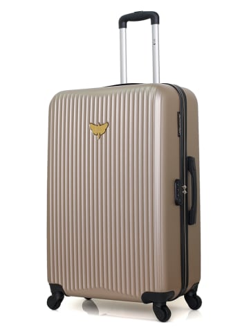 Les P´tites Bombes Hardcase-trolley "Agata" beige - (B)47 x (H)75 x (D)29 cm