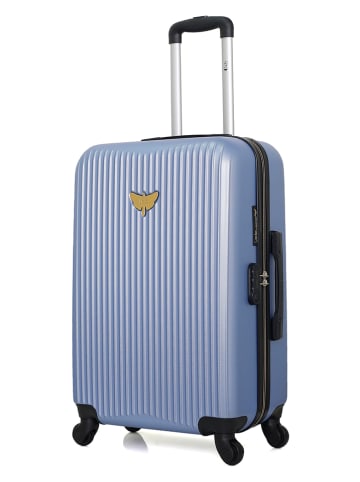 Les P´tites Bombes Hardcase-Trolley "Agata" in Hellblau - (B)41 x (H)65 x (T)26 cm