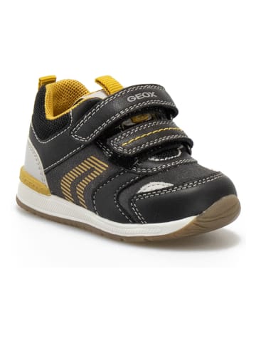 Geox Sneakers in Schwarz/ Gelb
