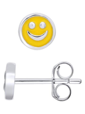 Kidwell Zilveren oorstekers "Smiley"