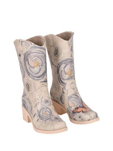 Streetfly Stiefel in Beige/ Bunt