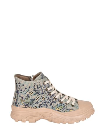 Streetfly Sneakers in Beige/ Blau/ Bunt