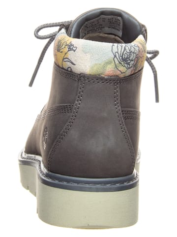 Timberland Leren boots "Kenniston Nellie" grijs - wijdte W