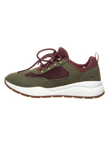 Timberland Sneakers "Boroughs" in Oliv/ Bordeaux