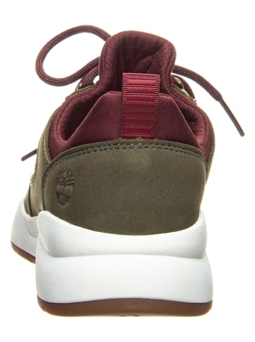 Timberland Sneakers "Boroughs" in Oliv/ Bordeaux