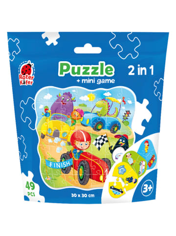 Roter Käfer 49-częściowe puzzle "2 in 1. Cars" - 3+