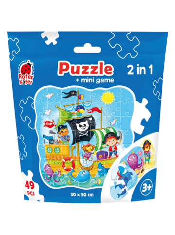 Roter Käfer 49-częściowy zestaw puzzli "2 in 1. Pirates" - 3+
