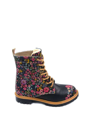 Goby Boots in Schwarz/ Bunt