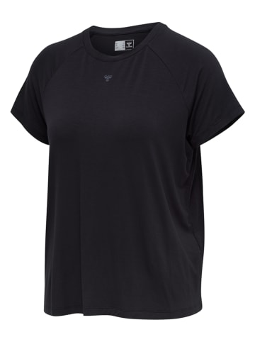 Hummel Koszulka "Fiona" w kolorze czarnym