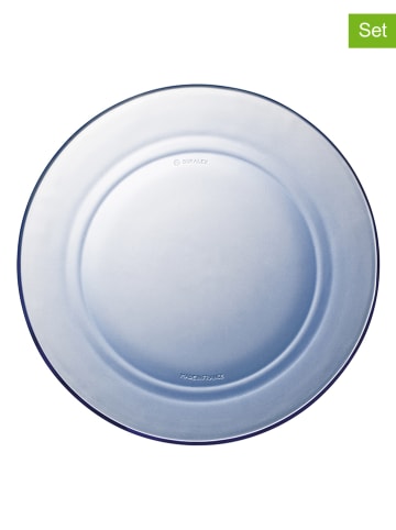 Duralex 6-delige set: soepborden "Lys" lichtblauw - Ø 19,5 cm