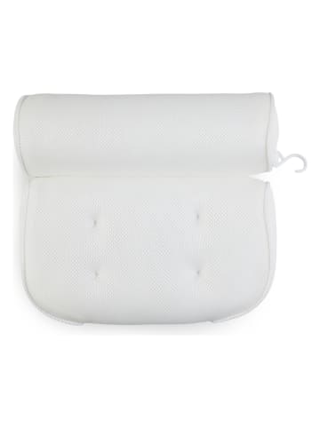 Lifa Living Poduszka w kolorze białym do kąpieli - 36 x 36 x 10 cm