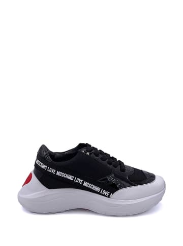 Love Moschino Sneakersy w kolorze czarnym