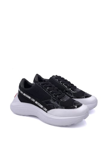 Love Moschino Sneakersy w kolorze czarnym