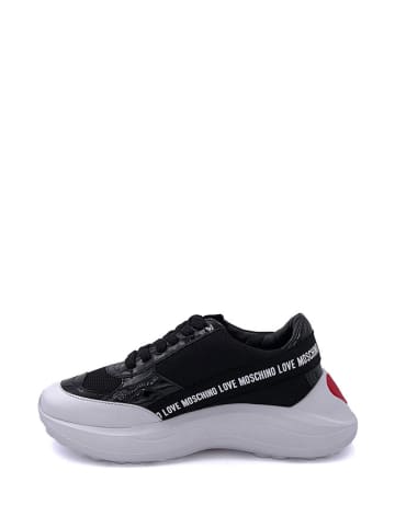 Love Moschino Sneakersy w kolorze czarnym