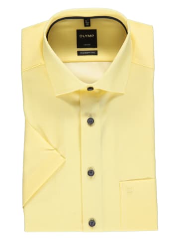 OLYMP Koszula "Luxor" - Modern fit - w kolorze żółtym