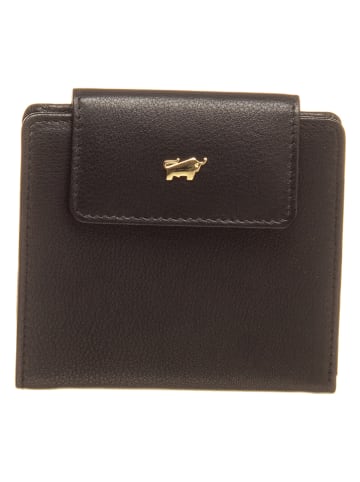 Braun Büffel Leren portemonnee zwart - (B)10 x (H)9 x (D)1 cm