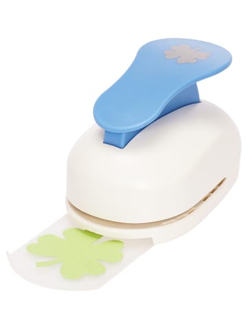 SUNNYSUE Motivlocher "Kleeblatt" in Hellblau/ Creme - ab 3 Jahren