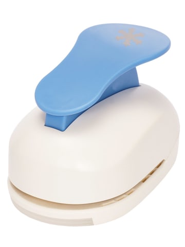 SUNNYSUE Dziurkacz "Snowflake" w kolorze biało-błękitnym