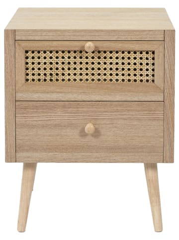 Ethnical Life Nachttisch in Natur - (B)50 x (H)40 x (T)30 cm