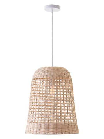 lumisky Lampa wisząca "Amaya" w kolorze jasnobrązowym - Ø 38 cm