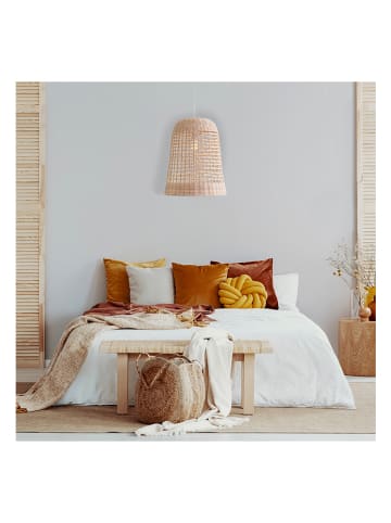 lumisky Lampa wisząca "Amaya" w kolorze jasnobrązowym - Ø 38 cm