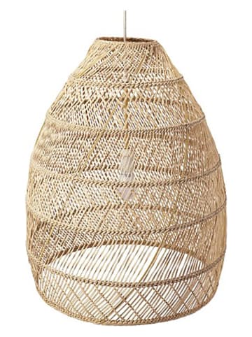 lumisky Lampenschirm "Paulo" in Natur - (H)45 x Ø 40 cm