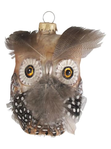 Krebs Glas Lauscha Ozdoba choinkowa w kolorze brązowym - 10 cm