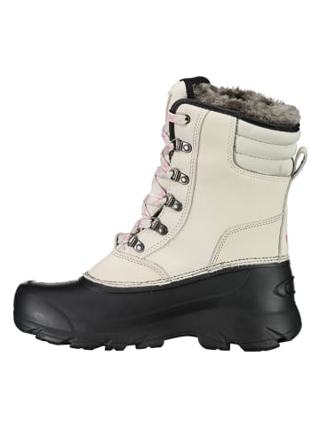 CMP Kozaki zimowe "Kinos" w kolorze kremowym