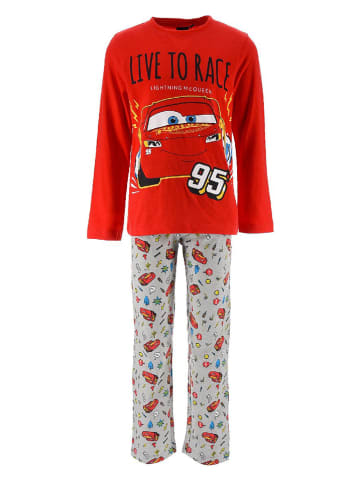Disney Cars Pyjama "Cars" in Grau/ Rot