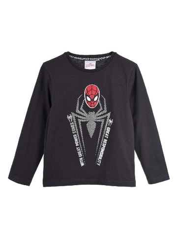 Spiderman Longsleeve "Spider-Man" in Anthrazit