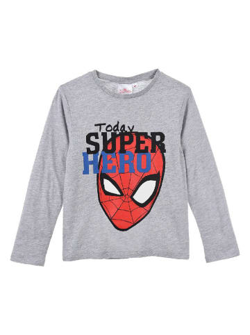 Spiderman Longsleeve "Spider-Man" in Grau