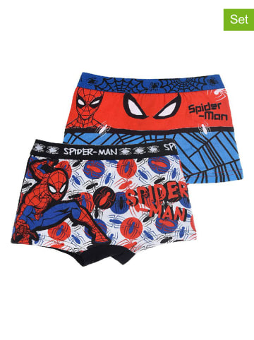Spiderman 2-delige set: boxershorts "Spider-Man" donkerblauw/rood