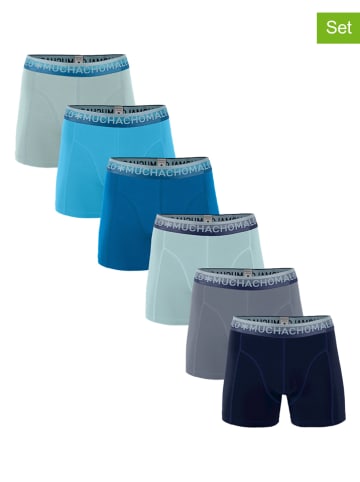Muchachomalo 6-delige set: boxershorts blauw/grijs/zwart