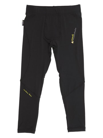 Peak Mountain Legginsy funkcyjne w kolorze czarnym