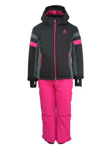 Peak Mountain 2-częściowy zestaw narciarski w kolorze różowo-czarnym