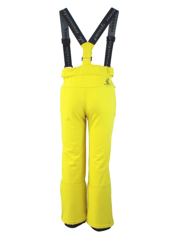 Peak Mountain Softshell-ski-/snowboardbroek geel