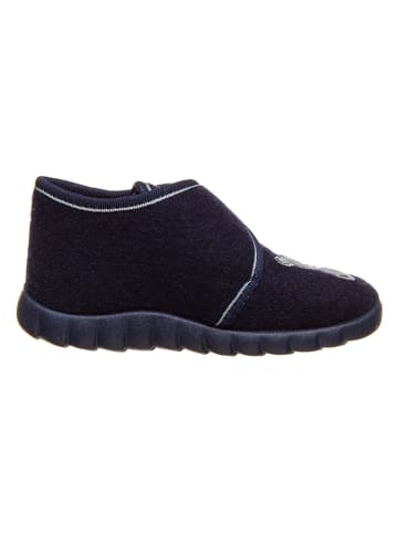 lamino Pantoffels donkerblauw gemêleerd