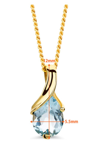 Revoni Gouden ketting met hanger - (L)45 cm