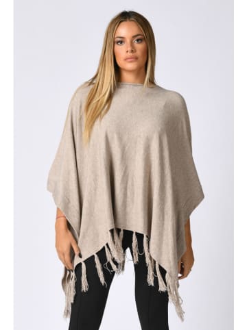 Cashmere Touch Poncho beige