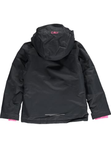 CMP Ski-/snowboardjas zwart/lichtroze