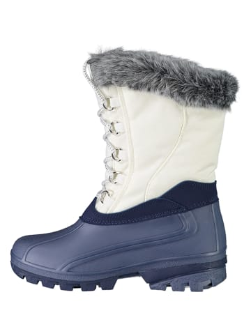 CMP Winterboots "Polhanne" wit/donkerblauw