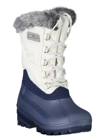 CMP Winterboots "Polhanne" wit/donkerblauw