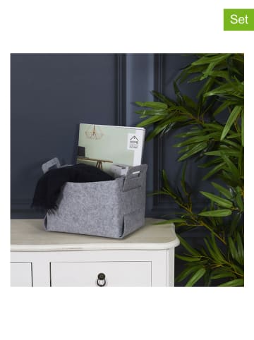 THE HOME DECO FACTORY 3-delige set: manden grijs